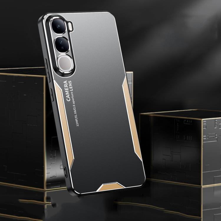For vivo Y400 Pro 5G Blade Series TPU Hybrid Metal Phone Case