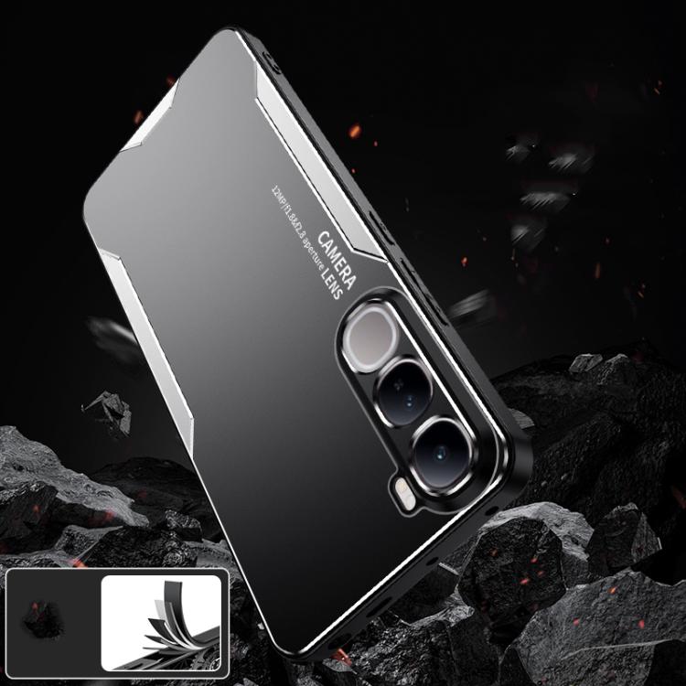 For vivo Y400 5G Blade Series TPU Hybrid Metal Phone Case