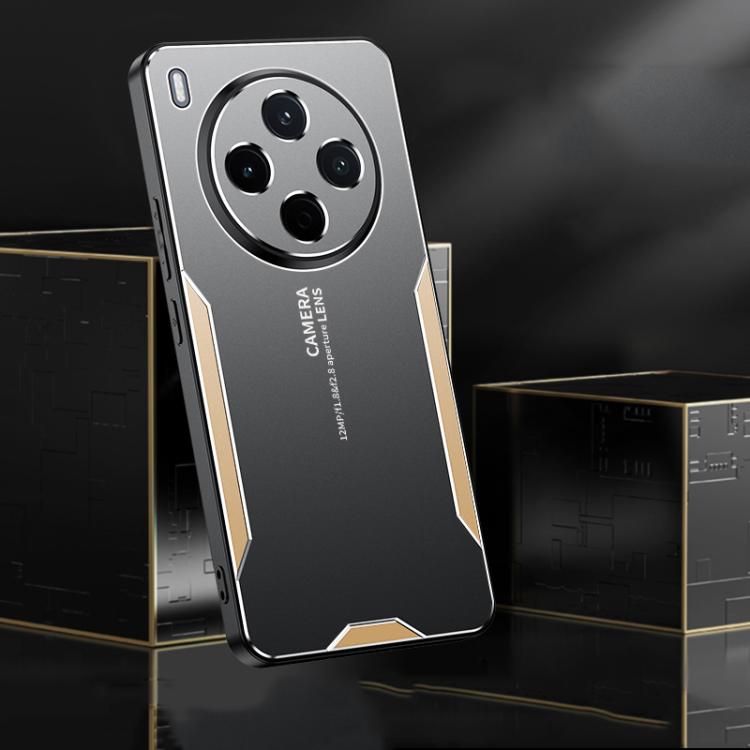 For vivo Y500 Pro Blade Series TPU Hybrid Metal Phone Case