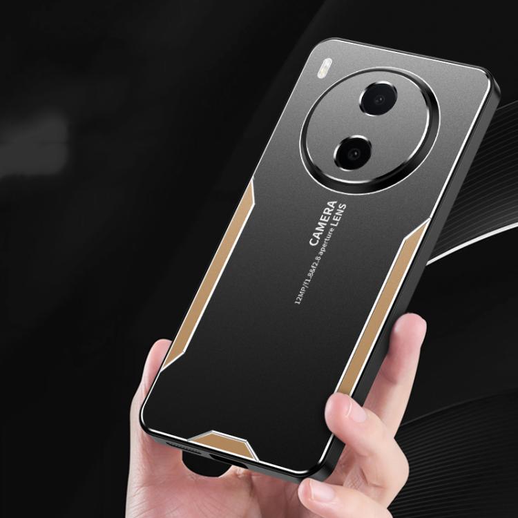 For vivo Y600 Pro 5G Blade Series TPU Hybrid Metal Phone Case