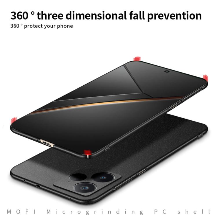 For Realme Neo7 MOFI Fandun Series Frosted PC Ultra-thin All-inclusive Phone Case