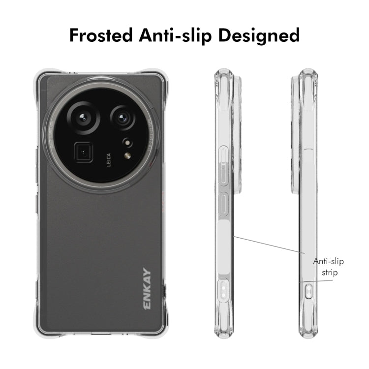For Sharp Aquos R9 Pro ENKAY Hat-Prince Transparent TPU Shockproof Phone Case