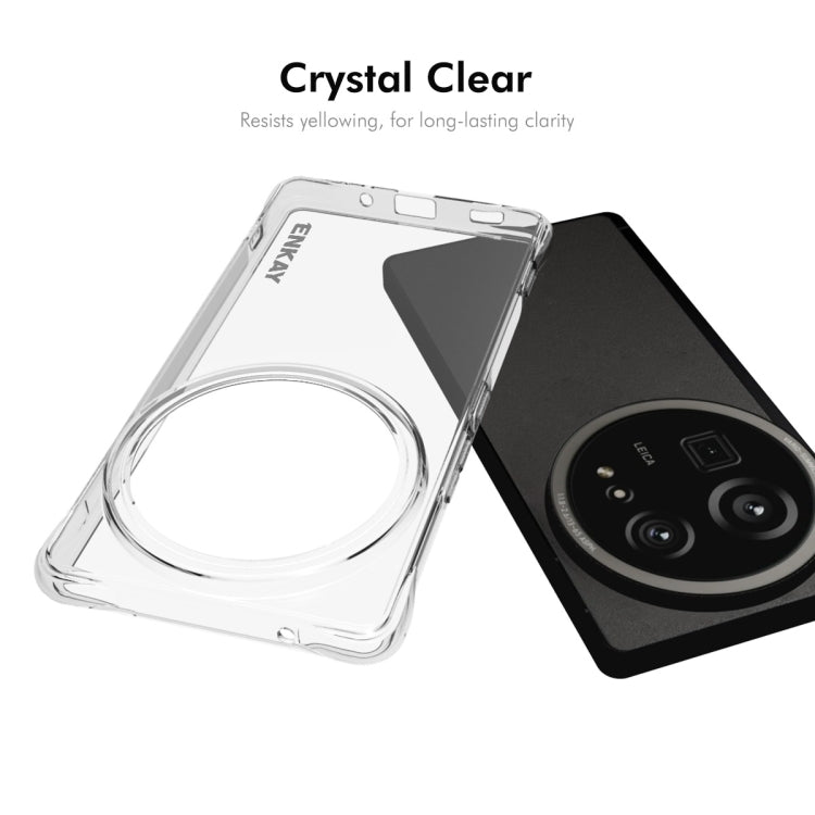 For Sharp Aquos R9 Pro ENKAY Hat-Prince Transparent TPU Shockproof Phone Case