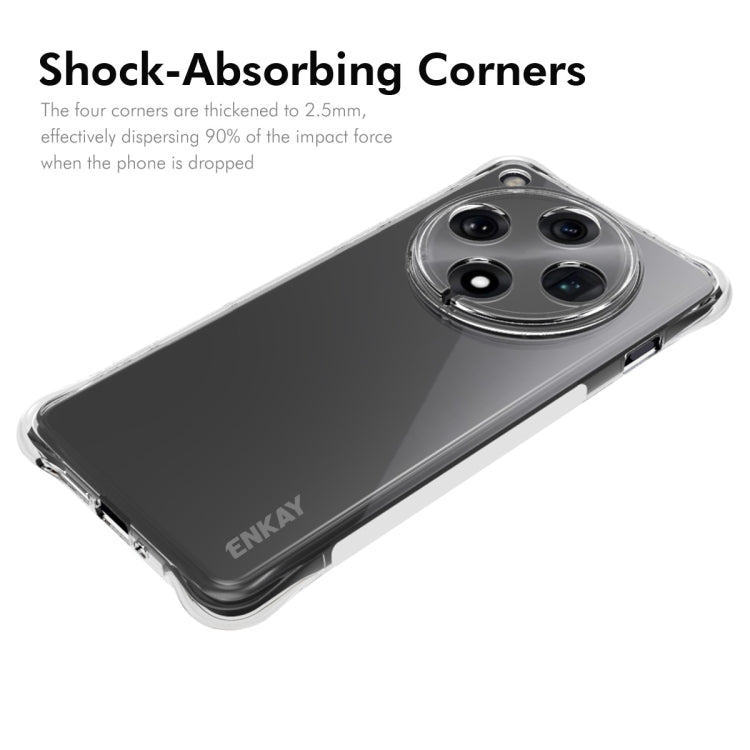 For OPPO Find X8 Pro 5G ENKAY Hat-Prince Transparent TPU Shockproof Phone Case