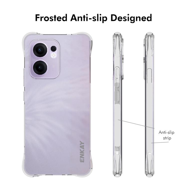 For OPPO Reno13 F 5G ENKAY Hat-Prince Transparent TPU Shockproof Phone Case