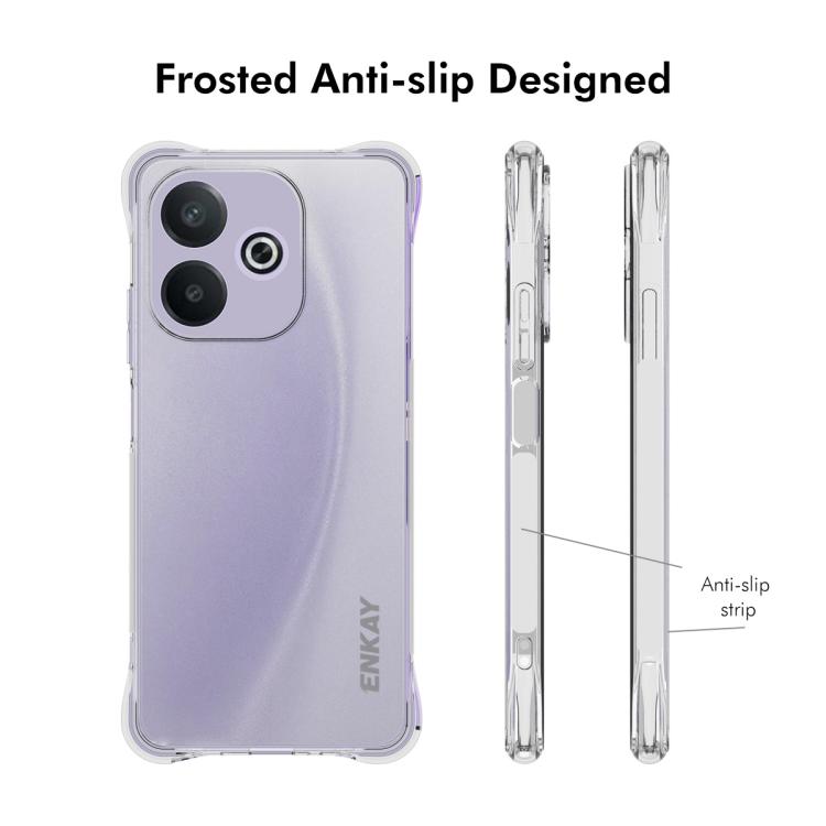For OPPO A5 Pro ENKAY Hat-Prince Transparent TPU Shockproof Phone Case