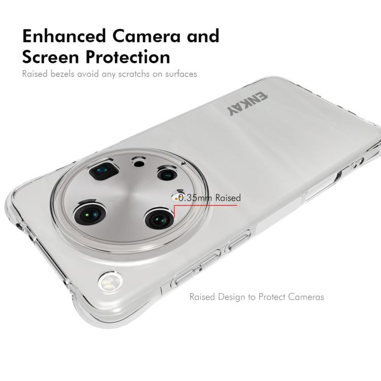 For OPPO Find X8 Ultra 5G ENKAY Hat-Prince Transparent TPU Shockproof Phone Case