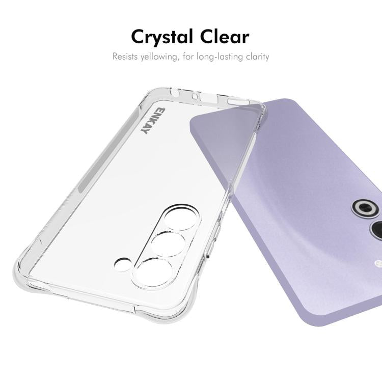 For OPPO A5 5G Global ENKAY Hat-Prince Transparent TPU Shockproof Phone Case