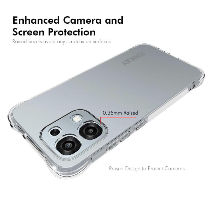 For OPPO F31 5G / A6 Pro Global ENKAY Hat-Prince Transparent TPU Shockproof Phone Case