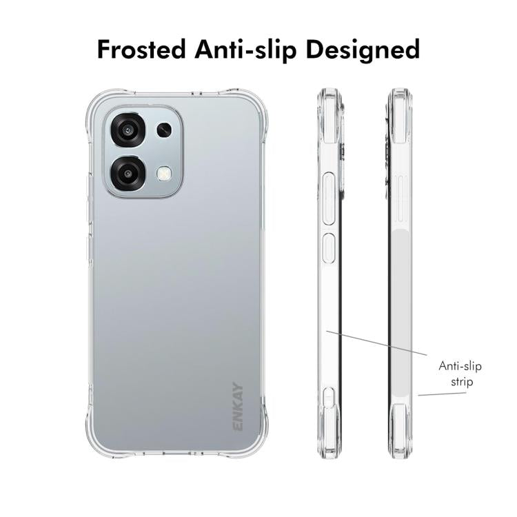 For OPPO F31 5G / A6 Pro Global ENKAY Hat-Prince Transparent TPU Shockproof Phone Case