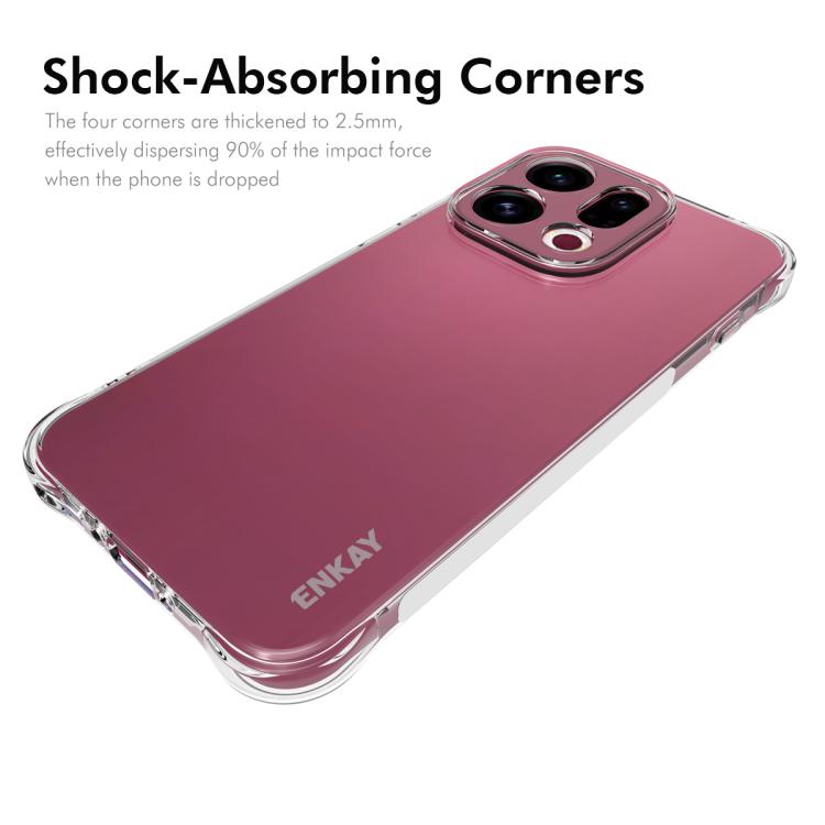 For OPPO Find X9 ENKAY Hat-Prince Transparent TPU Shockproof Phone Case