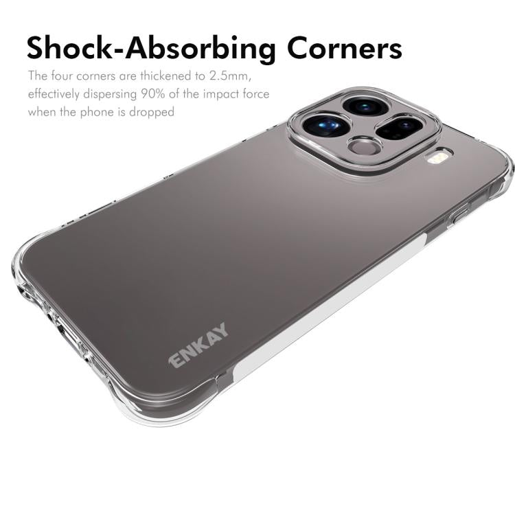 For OPPO Find X9 Pro ENKAY Hat-Prince Transparent TPU Shockproof Phone Case