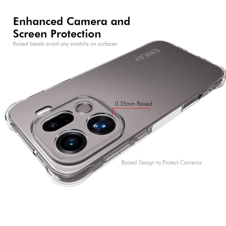 For OPPO Find X9 Pro ENKAY Hat-Prince Transparent TPU Shockproof Phone Case