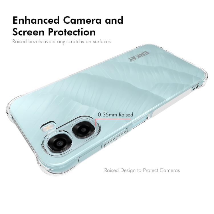 For OPPO A6x 4G / 5G ENKAY Hat-Prince Transparent TPU Shockproof Phone Case