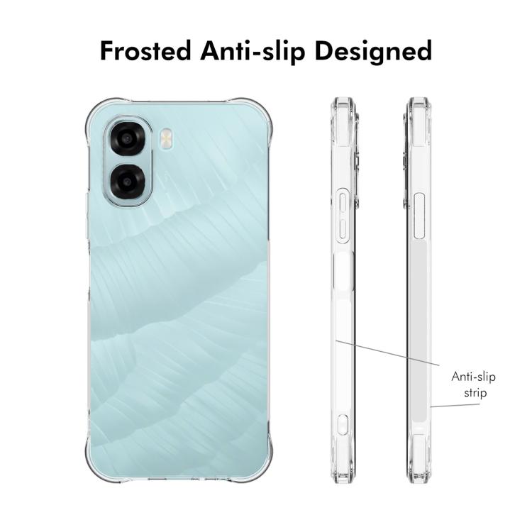 For OPPO A6x 4G / 5G ENKAY Hat-Prince Transparent TPU Shockproof Phone Case