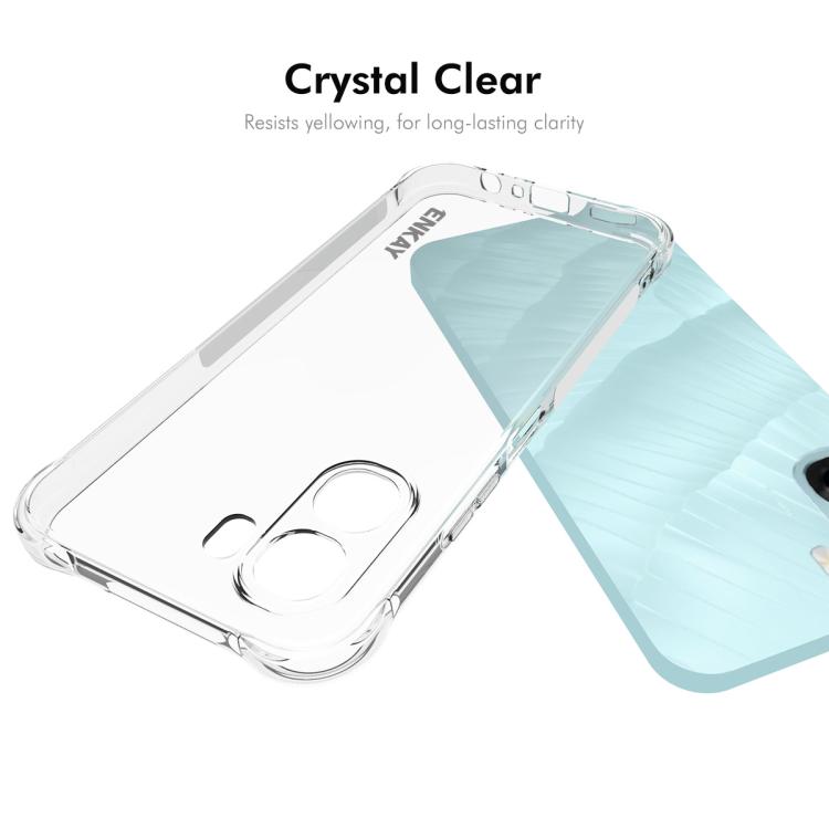 For OPPO A6x 4G / 5G ENKAY Hat-Prince Transparent TPU Shockproof Phone Case