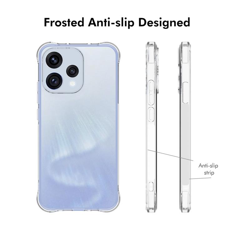 For OPPO Reno15 Global ENKAY Hat-Prince Transparent TPU Shockproof Phone Case
