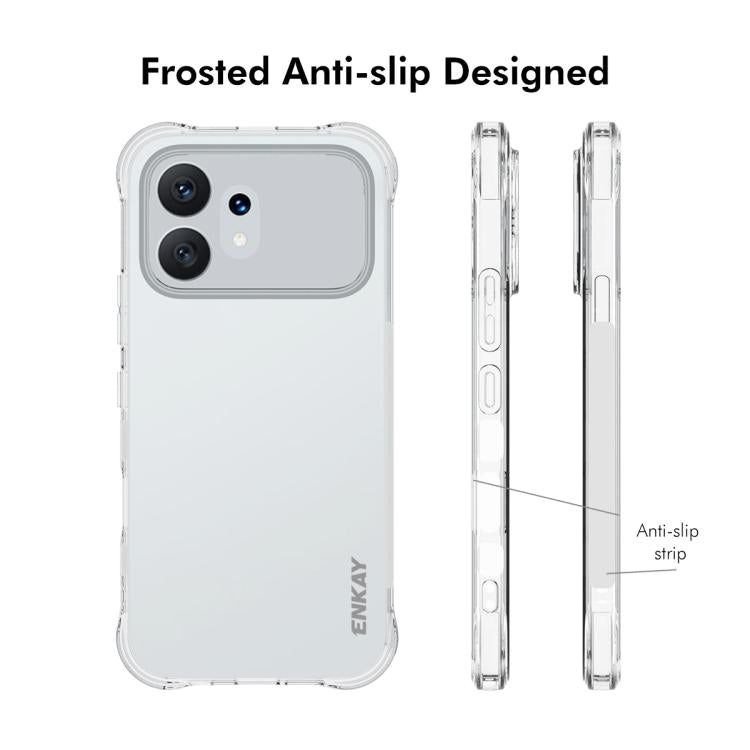 For OPPO A6c 4G Global ENKAY Hat-Prince Transparent TPU Shockproof Phone Case