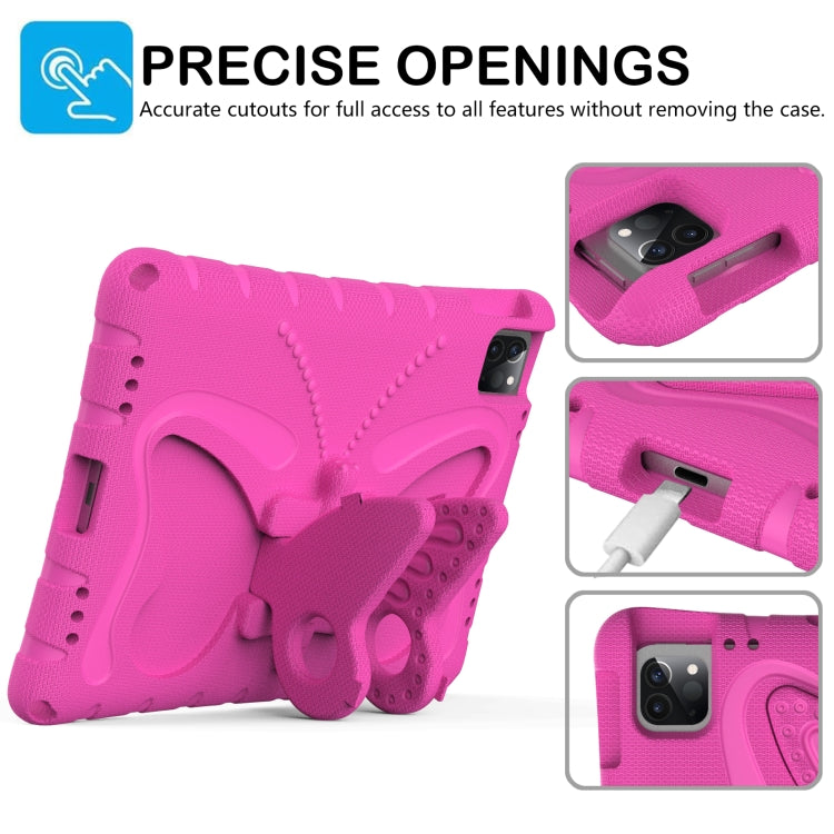 For iPad Air 2022/2020 10.9 Butterfly Bracket EVA Shockproof Tablet Case