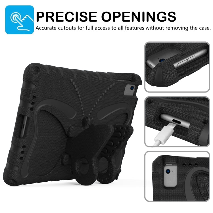 For iPad Air 1/2 / 9.7 2018/2017 Butterfly Bracket EVA Shockproof Tablet Case