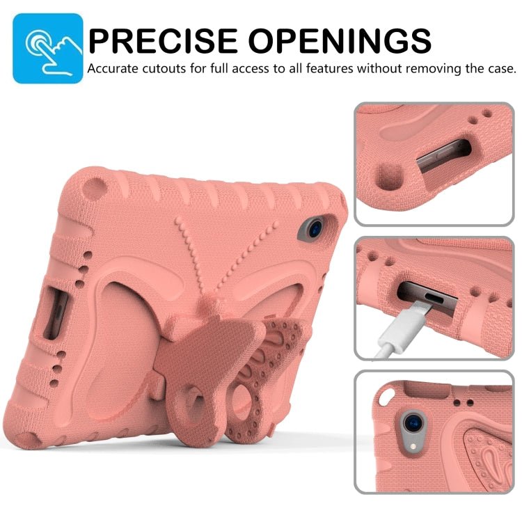 For iPad mini 6 / mini 2024 Butterfly Bracket EVA Shockproof Tablet Case