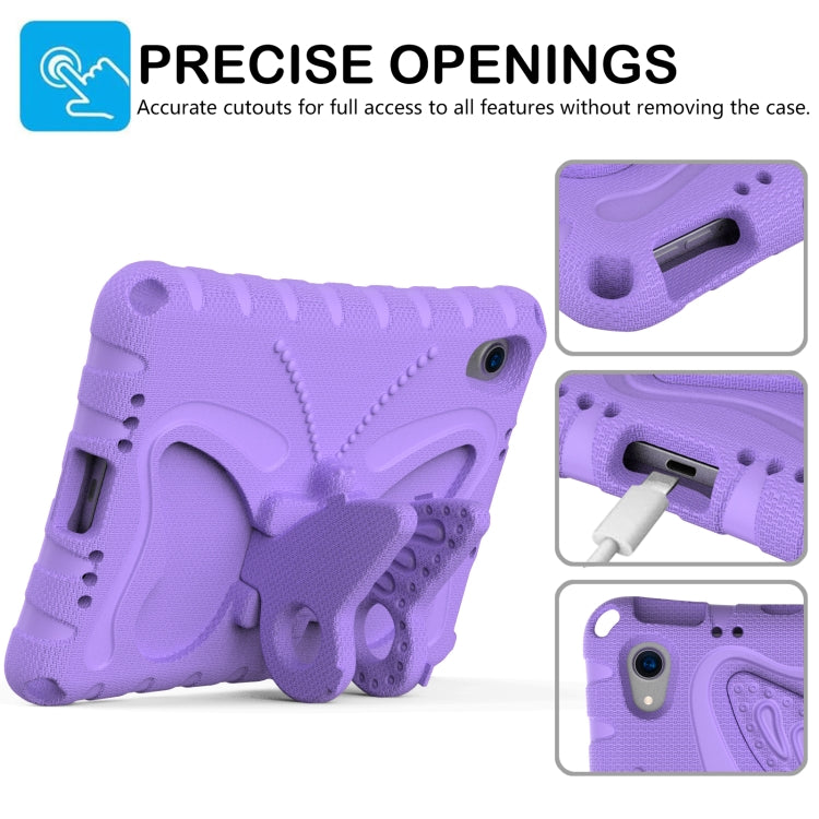 For iPad mini 6 / mini 2024 Butterfly Bracket EVA Shockproof Tablet Case