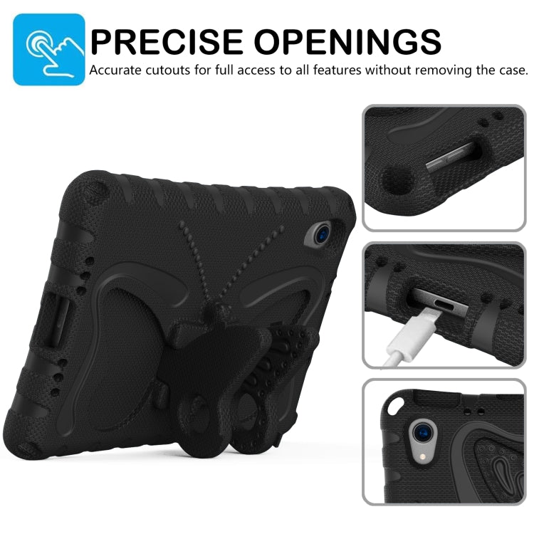 For iPad mini 6 / mini 2024 Butterfly Bracket EVA Shockproof Tablet Case