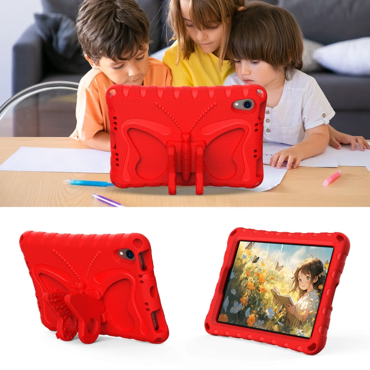 For iPad mini 6 / mini 2024 Butterfly Bracket EVA Shockproof Tablet Case