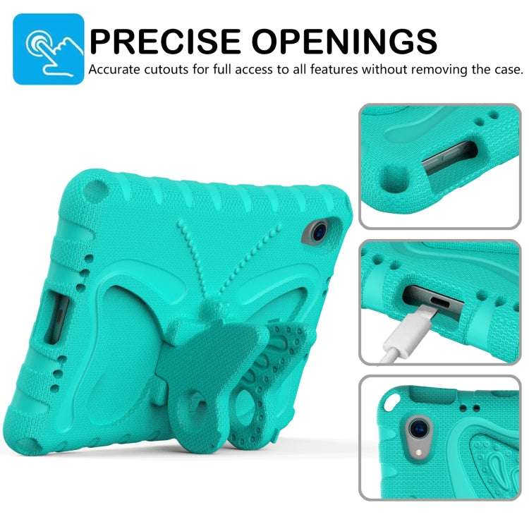 For iPad mini 6 / mini 2024 Butterfly Bracket EVA Shockproof Tablet Case