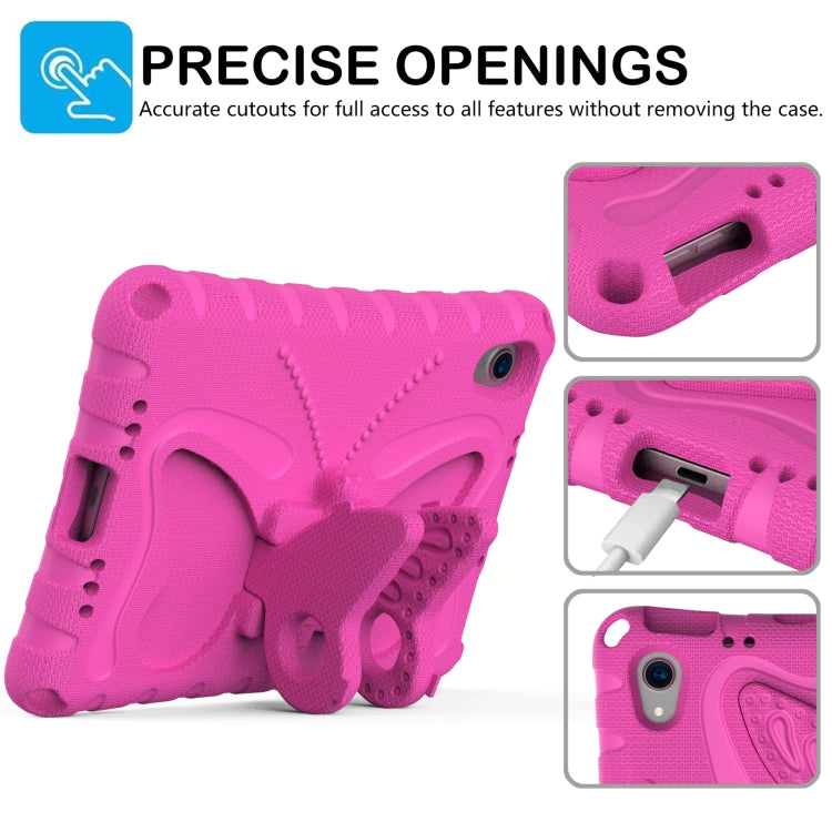 For iPad mini 6 / mini 2024 Butterfly Bracket EVA Shockproof Tablet Case