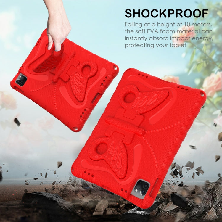 For iPad Air 11  2026 / 2025 / 2024 Butterfly Bracket EVA Shockproof Tablet Case