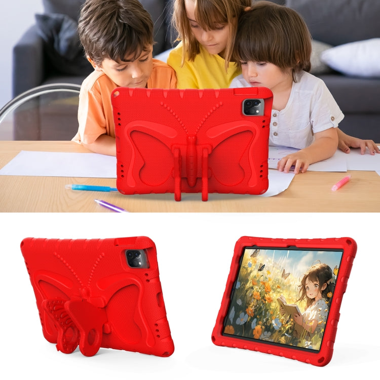 For iPad Air 11  2026 / 2025 / 2024 Butterfly Bracket EVA Shockproof Tablet Case