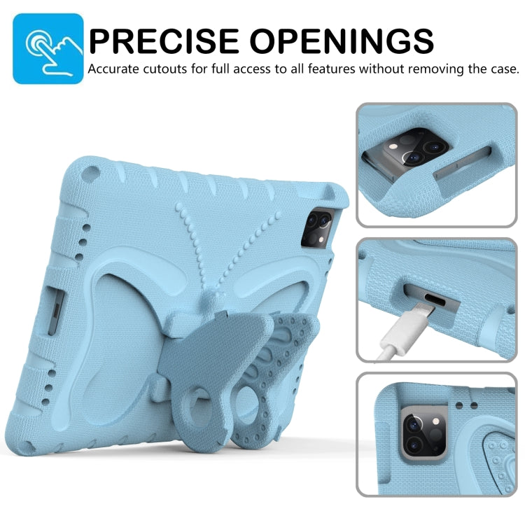 For iPad Pro 11 2025 / 2024 Butterfly Bracket EVA Shockproof Tablet Case