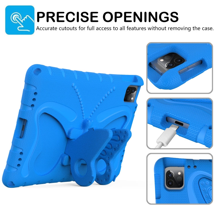 For iPad Pro 11 2025 / 2024 Butterfly Bracket EVA Shockproof Tablet Case