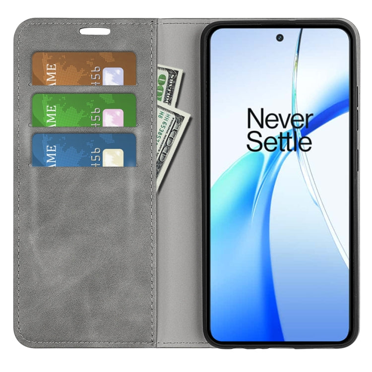 For OnePlus Ace 3V Retro-skin Magnetic Suction Leather Phone Case