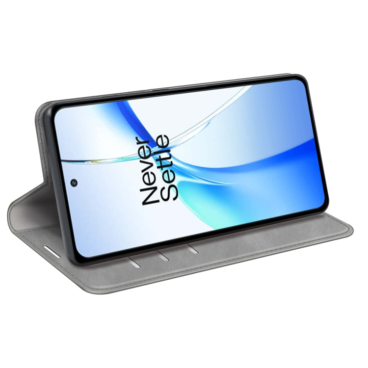 For OnePlus Ace 3V Retro-skin Magnetic Suction Leather Phone Case