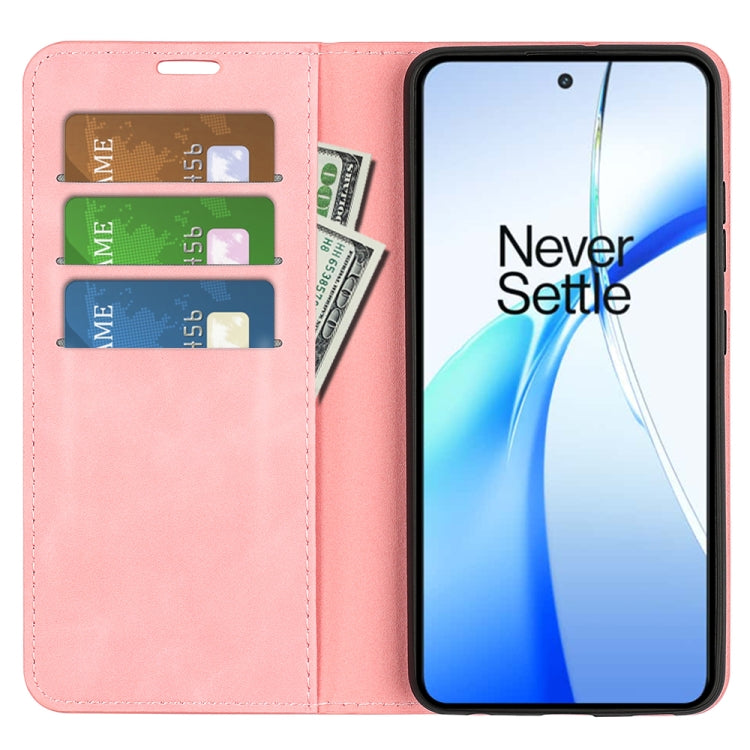 For OnePlus Ace 3V Retro-skin Magnetic Suction Leather Phone Case