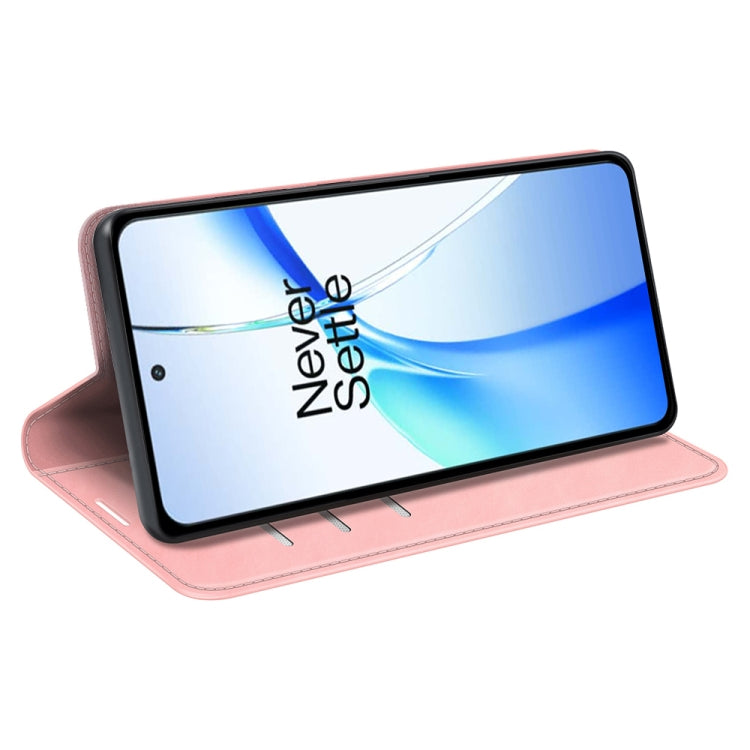 For OnePlus Ace 3V Retro-skin Magnetic Suction Leather Phone Case