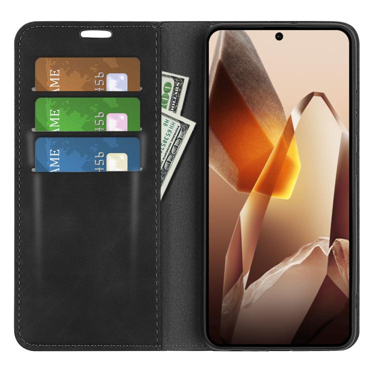 For OnePlus 13 Retro-skin Magnetic Suction Leather Phone Case