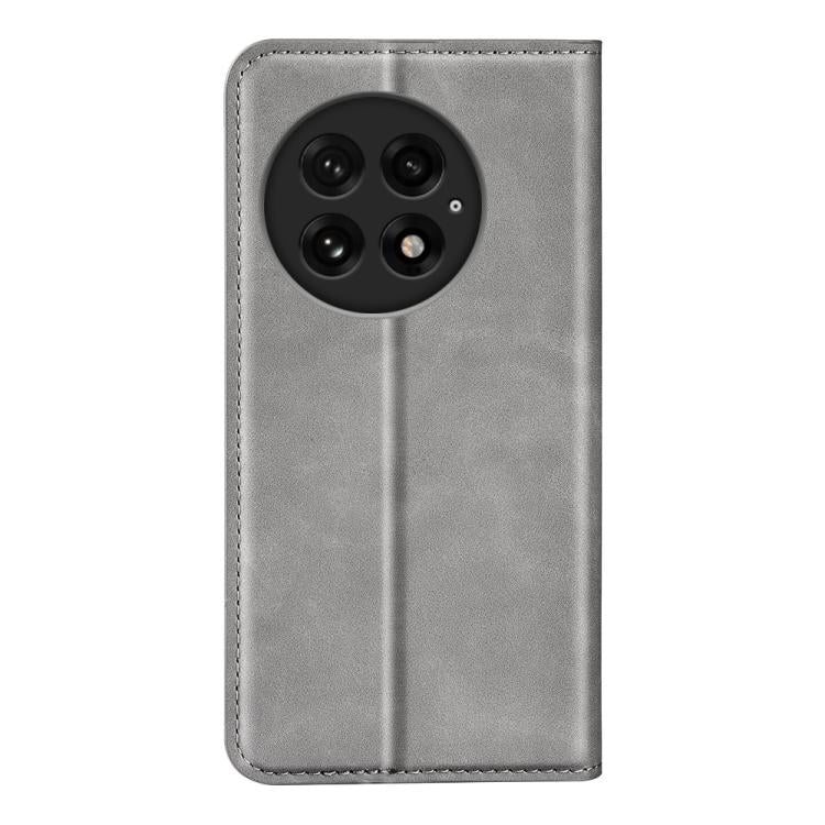 For OnePlus 13 Retro-skin Magnetic Suction Leather Phone Case