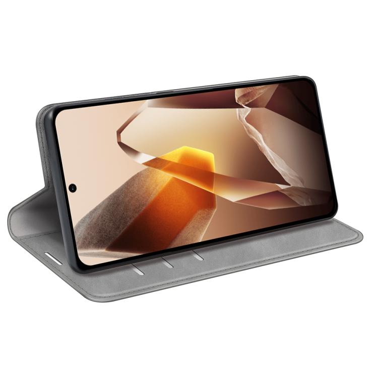 For OnePlus 13 Retro-skin Magnetic Suction Leather Phone Case
