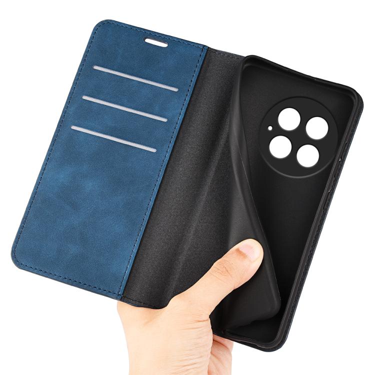 For OnePlus 13 Retro-skin Magnetic Suction Leather Phone Case