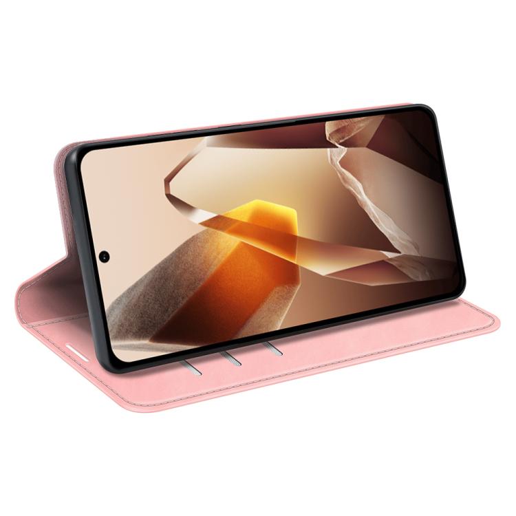 For OnePlus 13 Retro-skin Magnetic Suction Leather Phone Case