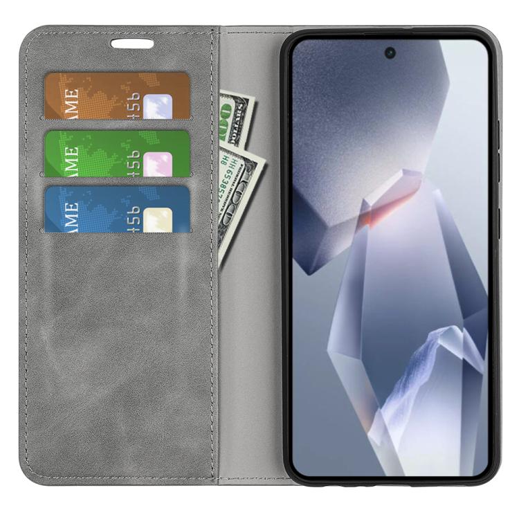 For OnePlus Ace 5 Pro Retro-skin Magnetic Suction Leather Phone Case
