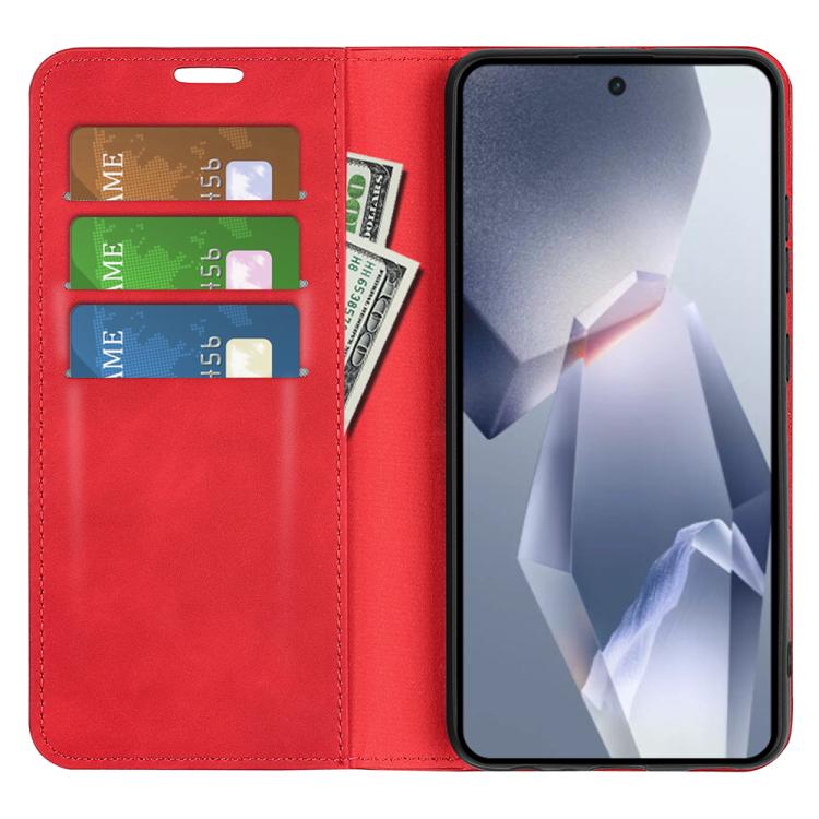 For OnePlus Ace 5 Pro Retro-skin Magnetic Suction Leather Phone Case