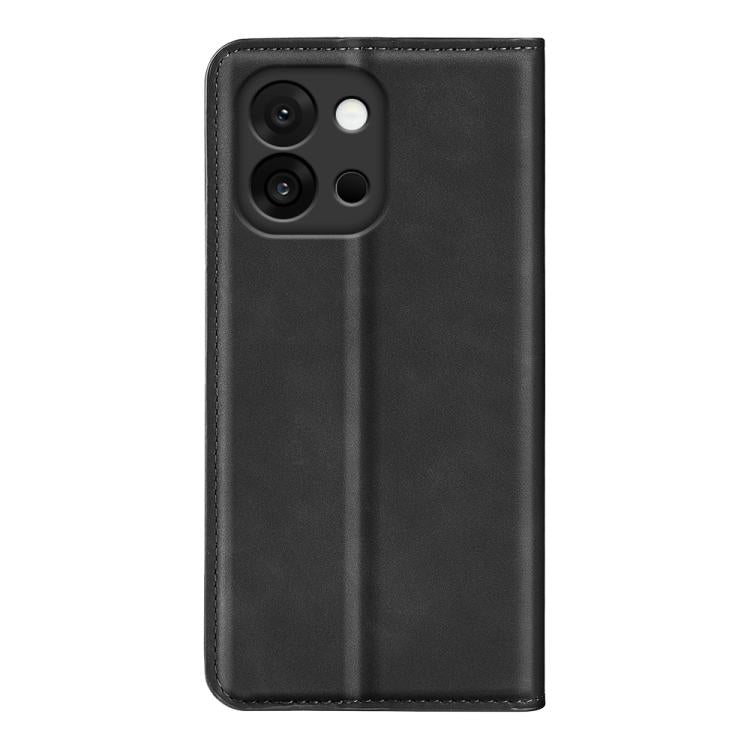 For OnePlus 13T Retro-skin Magnetic Suction Leather Phone Case