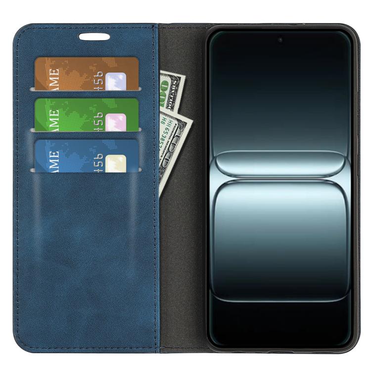 For OnePlus 13T Retro-skin Magnetic Suction Leather Phone Case