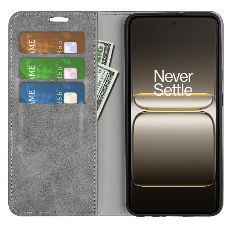 For OnePlus Nord 5 Retro-skin Magnetic Suction Leather Phone Case
