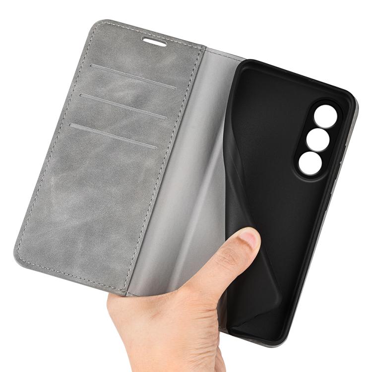 For OnePlus Nord 5 Retro-skin Magnetic Suction Leather Phone Case