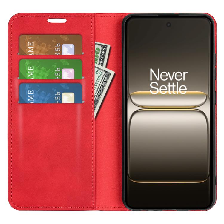 For OnePlus Nord 5 Retro-skin Magnetic Suction Leather Phone Case